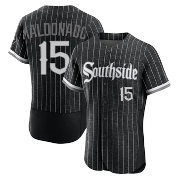 Martin Maldonado Men's Chicago White Sox Authentic 2021 City Connect Jersey - Black