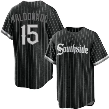 Martin Maldonado Men's Chicago White Sox Replica 2021 City Connect Jersey - Black