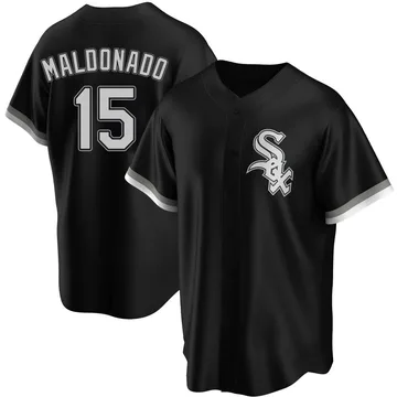 Martin Maldonado Men's Chicago White Sox Replica Alternate Jersey - Black