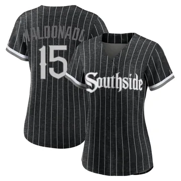 Martin Maldonado Women's Chicago White Sox Authentic 2021 City Connect Jersey - Black