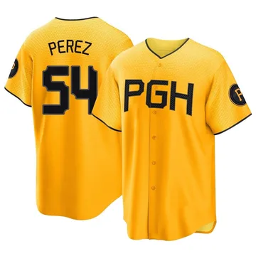 Martin Perez Youth Pittsburgh Pirates Replica 2023 City Connect Jersey - Gold