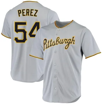 Martin Perez Youth Pittsburgh Pirates Replica Road Jersey - Gray