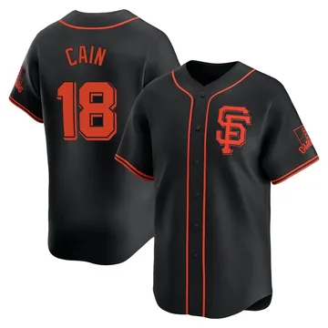 Matt Cain Men's San Francisco Giants Limited Alternate Jersey - Black