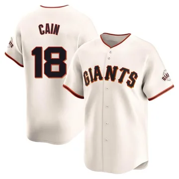 Matt Cain Men's San Francisco Giants Limited Home Jersey - Cream