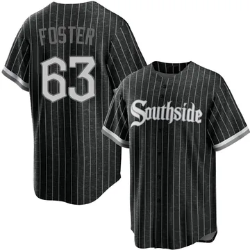 Matt Foster Men's Chicago White Sox Replica 2021 City Connect Jersey - Black