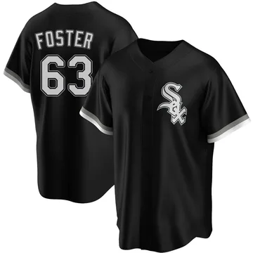 Matt Foster Men's Chicago White Sox Replica Alternate Jersey - Black