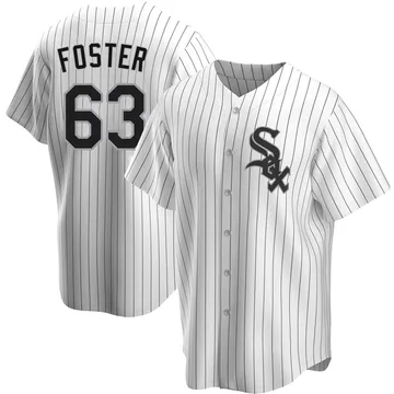 Matt Foster Men's Chicago White Sox Replica Home Jersey - White