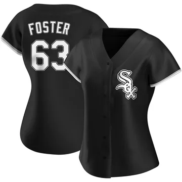 Matt Foster Women's Chicago White Sox Authentic Alternate Jersey - Black