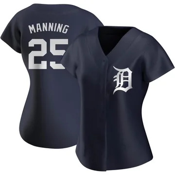 Matt Manning Women's Detroit Tigers Authentic Alternate Jersey - Navy