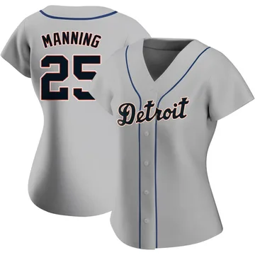 Matt Manning Women's Detroit Tigers Authentic Road Jersey - Gray