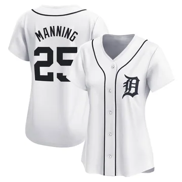 Matt Manning Women's Detroit Tigers Limited Home Jersey - White