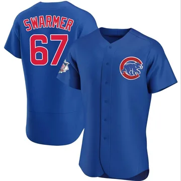 Matt Swarmer Men's Chicago Cubs Authentic Alternate Jersey - Royal