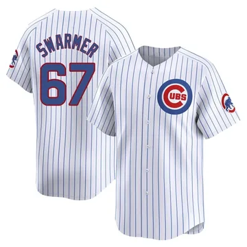 Matt Swarmer Men's Chicago Cubs Limited Home Jersey - White