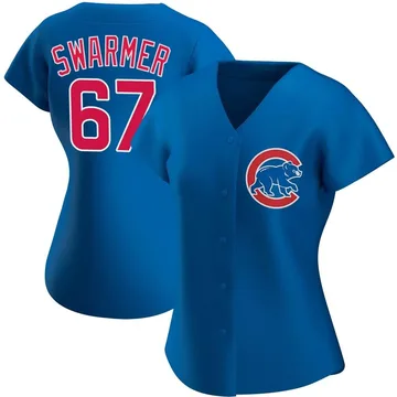 Matt Swarmer Women's Chicago Cubs Authentic Alternate Jersey - Royal