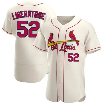 Matthew Liberatore Men's St. Louis Cardinals Authentic Alternate Jersey - Cream