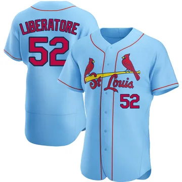 Matthew Liberatore Men's St. Louis Cardinals Authentic Alternate Jersey - Light Blue