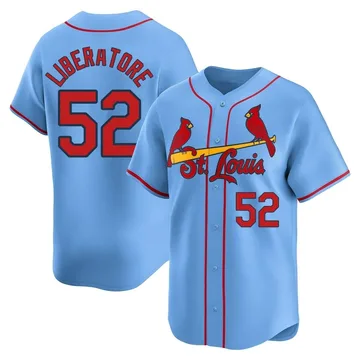 Matthew Liberatore Men's St. Louis Cardinals Limited Alternate Jersey - Light Blue