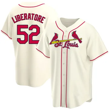 Matthew Liberatore Men's St. Louis Cardinals Replica Alternate Jersey - Cream