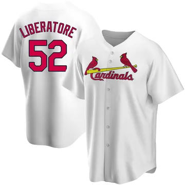 Matthew Liberatore Men's St. Louis Cardinals Replica Home Jersey - White