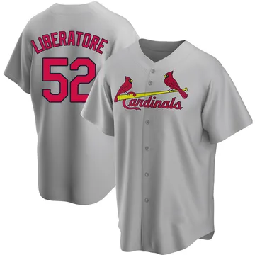 Matthew Liberatore Men's St. Louis Cardinals Replica Road Jersey - Gray