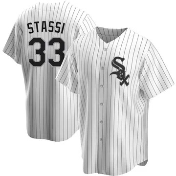 Max Stassi Men's Chicago White Sox Replica Home Jersey - White