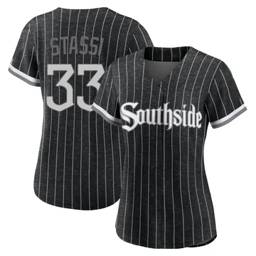 Max Stassi Women's Chicago White Sox Authentic 2021 City Connect Jersey - Black