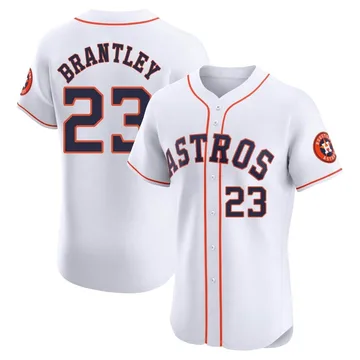 Michael Brantley Men's Houston Astros Elite Home Jersey - White