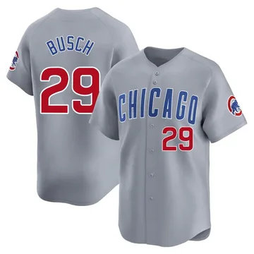 Michael Busch Youth Chicago Cubs Limited Road Jersey - Gray