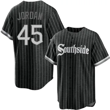 Michael Jordan Men's Chicago White Sox Replica 2021 City Connect Jersey - Black