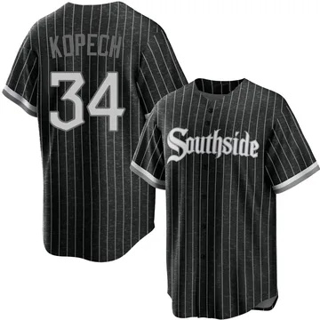 Michael Kopech Men's Chicago White Sox Replica 2021 City Connect Jersey - Black