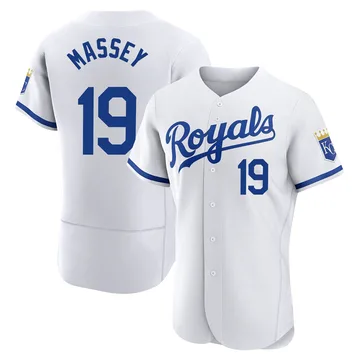 Michael Massey Men's Kansas City Royals Authentic 2022 Home Jersey - White