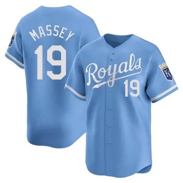 Michael Massey Men's Kansas City Royals Limited Alternate Jersey - Light Blue