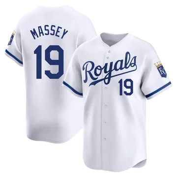 Michael Massey Men's Kansas City Royals Limited Home Jersey - White