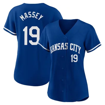 Michael Massey Men's Kansas City Royals Replica 2022 Alternate Jersey - Royal