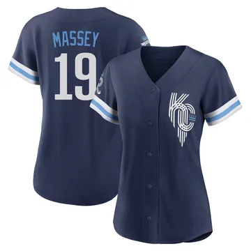 Michael Massey Women's Kansas City Royals Authentic 2022 City Connect Jersey - Navy