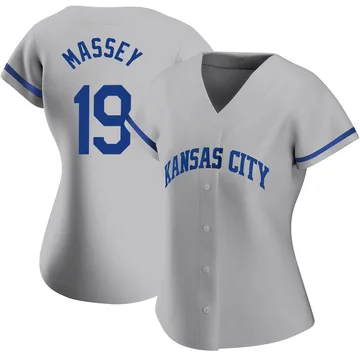 Michael Massey Women's Kansas City Royals Authentic 2022 Road Jersey - Gray