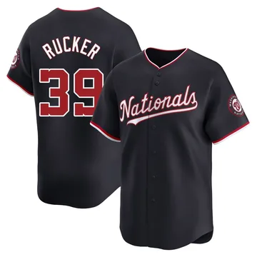 Michael Rucker Men's Washington Nationals Limited Alternate Jersey - Navy