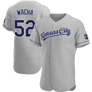 Michael Wacha Men's Kansas City Royals Authentic Road Jersey - Gray