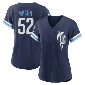 Michael Wacha Women's Kansas City Royals Authentic 2022 City Connect Jersey - Navy