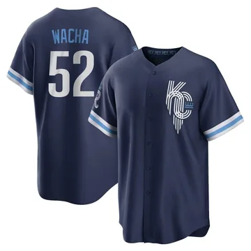 Michael Wacha Youth Kansas City Royals Replica 2022 City Connect Jersey - Navy