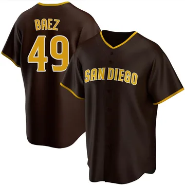 Michel Baez Youth San Diego Padres Replica Road Jersey - Brown