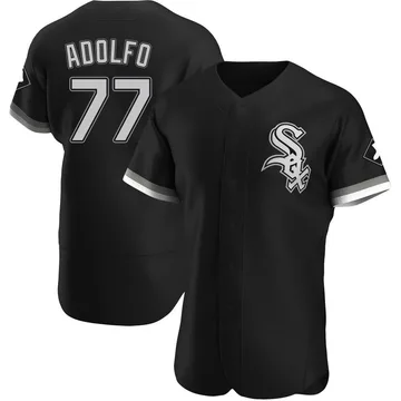 Micker Adolfo Men's Chicago White Sox Authentic Alternate Jersey - Black