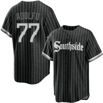 Micker Adolfo Men's Chicago White Sox Replica 2021 City Connect Jersey - Black