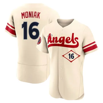 Mickey Moniak Men's Los Angeles Angels Authentic 2022 City Connect Jersey - Cream