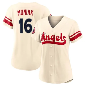 Mickey Moniak Women's Los Angeles Angels Authentic 2022 City Connect Jersey - Cream