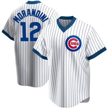 Mickey Morandini Men's Chicago Cubs Replica Home Cooperstown Collection Jersey - White