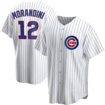 Mickey Morandini Men's Chicago Cubs Replica Home Jersey - White