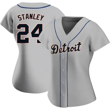 Mickey Stanley Women's Detroit Tigers Authentic Road Jersey - Gray