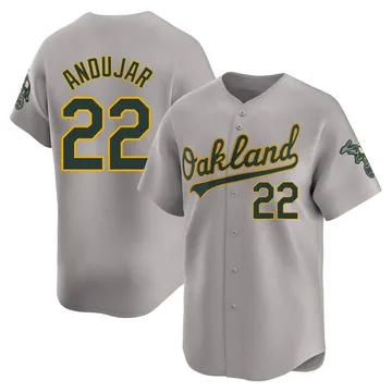 Miguel Andujar Men's Oakland Athletics Limited Away Jersey - Gray