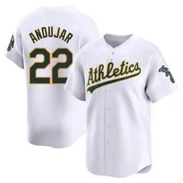 Miguel Andujar Men's Oakland Athletics Limited Home Jersey - White